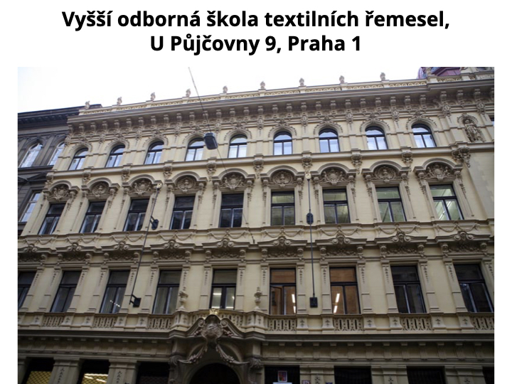VOŠ¸ Praha - Konzervování a restaurování textilií.001